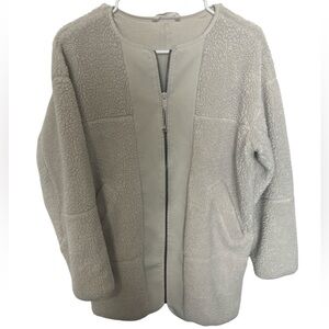 lululemon athletica Cream Crew Neck jacket